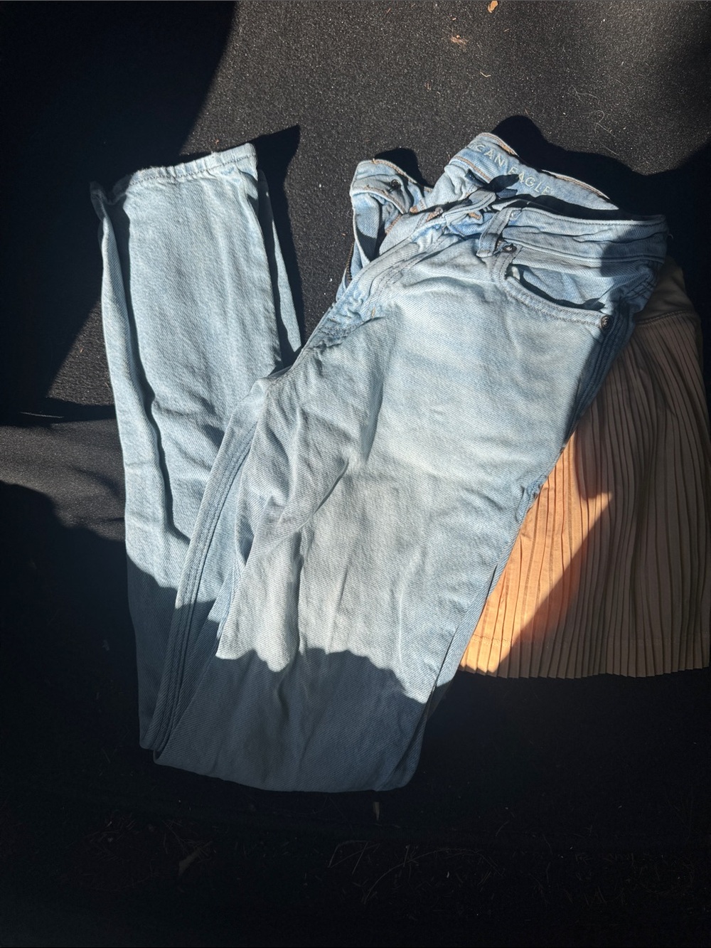 American Eagle Outfitters Light Blue High-Rise Jeans